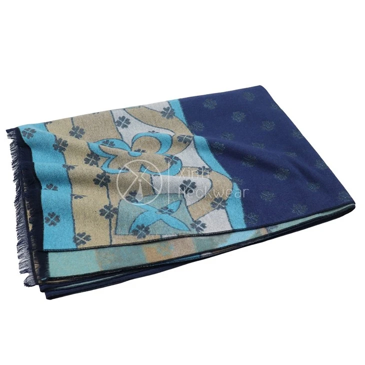 Wool Silk Scarf Women'S